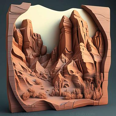 3D model national park (STL)